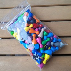 Lot de Pions (5x12 couleurs)